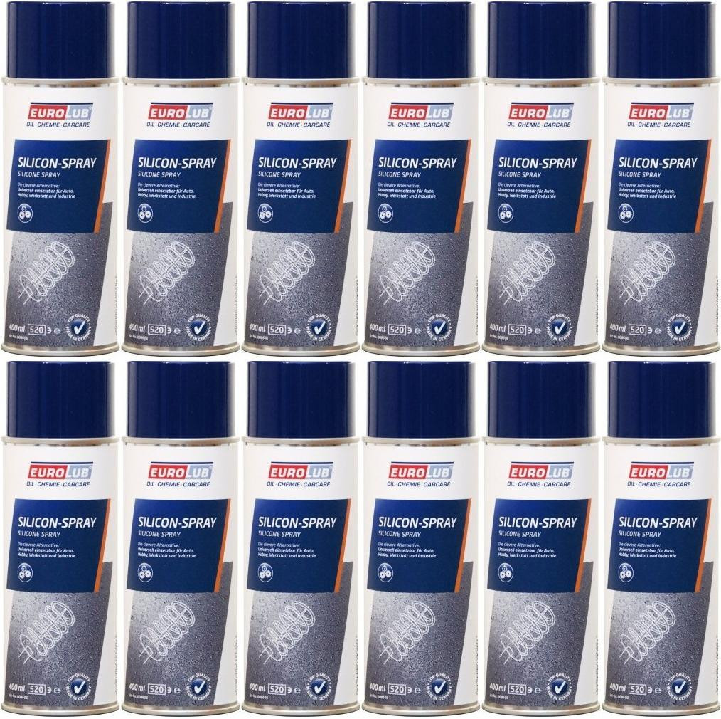 Eurolub Silicon/ Silikon Spray 12x 400 Milliliter