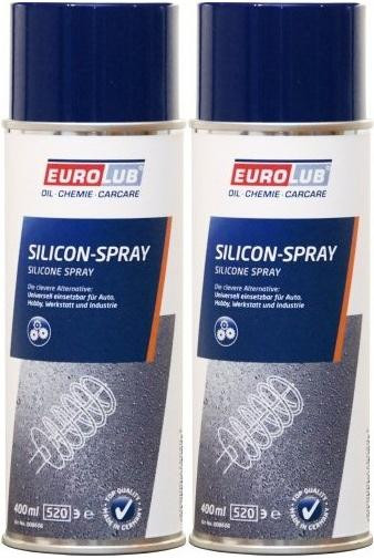 Eurolub Silicon/ Silikon Spray 2x 400 Milliliter