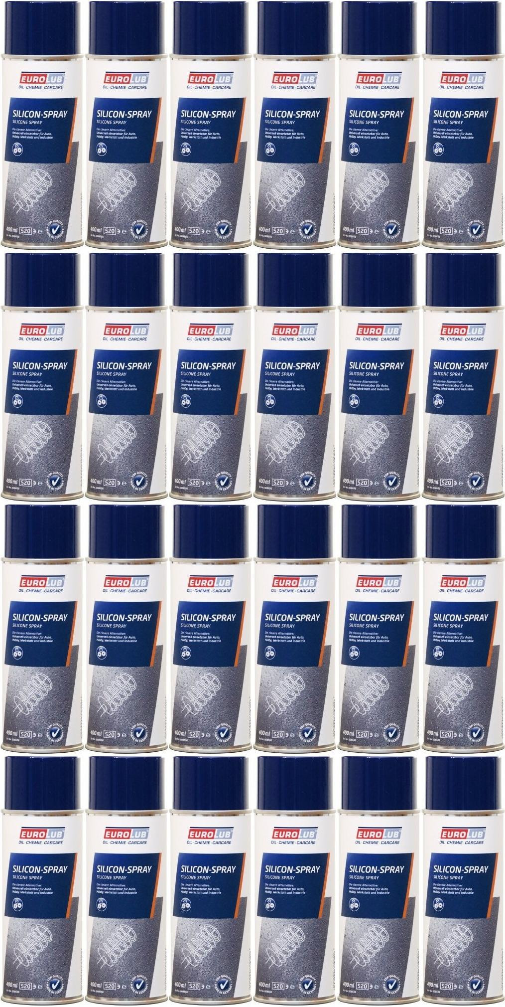 Eurolub Silicon/ Silikon Spray 24x 400 Milliliter