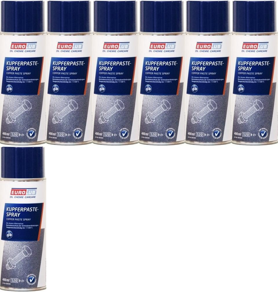 Eurolub Kupferpaste Spray 7x 400 Milliliter