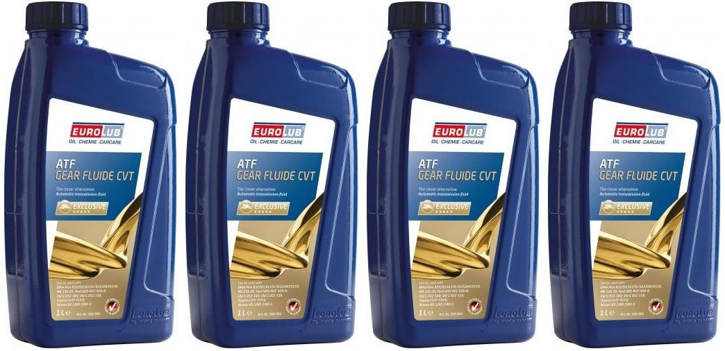EUROLUB GEAR FLUIDE CVT 4x 1l = 4 Liter