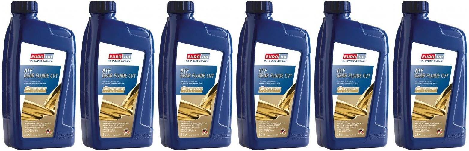 EUROLUB GEAR FLUIDE CVT 6x 1l = 6 Liter