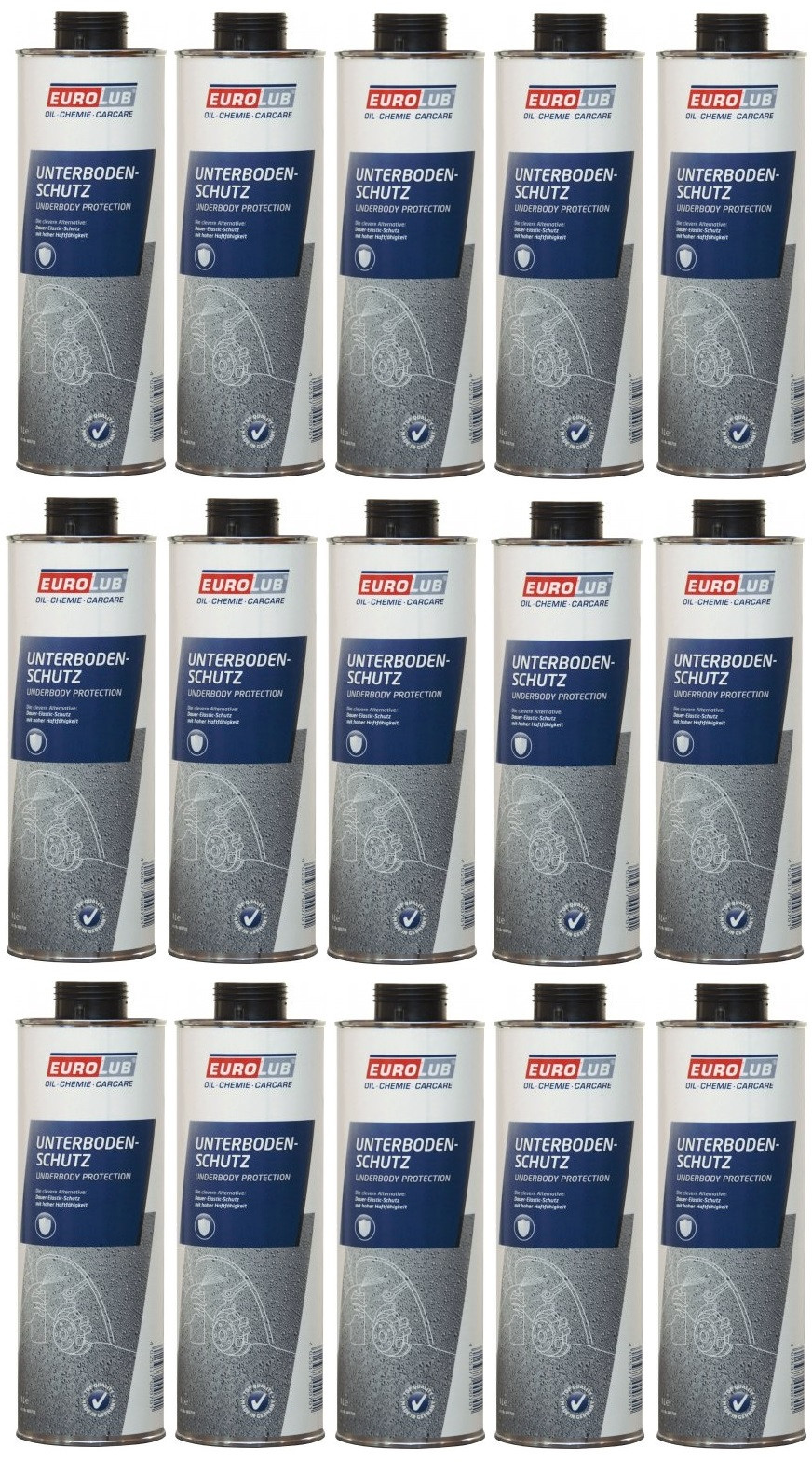 EUROLUB Unterbodenschutz 15x 1l = 15 Liter