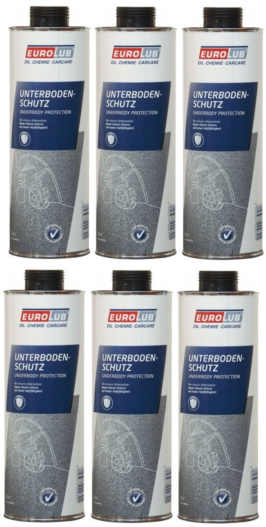 EUROLUB Unterbodenschutz 6x 1l = 6 Liter
