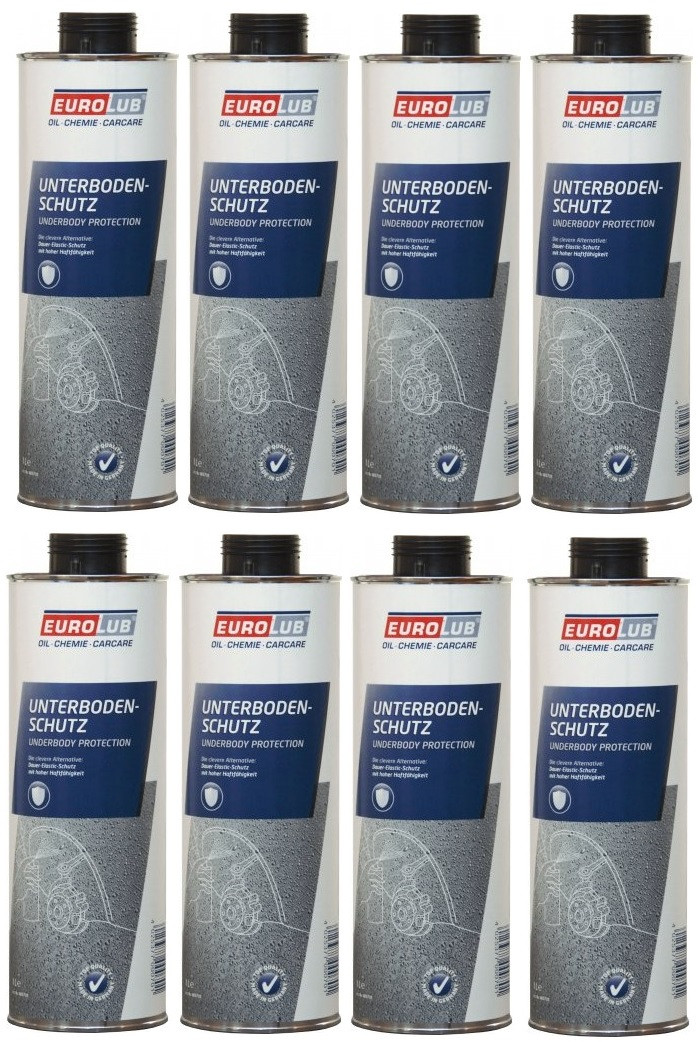 EUROLUB Unterbodenschutz 8x 1l = 8 Liter