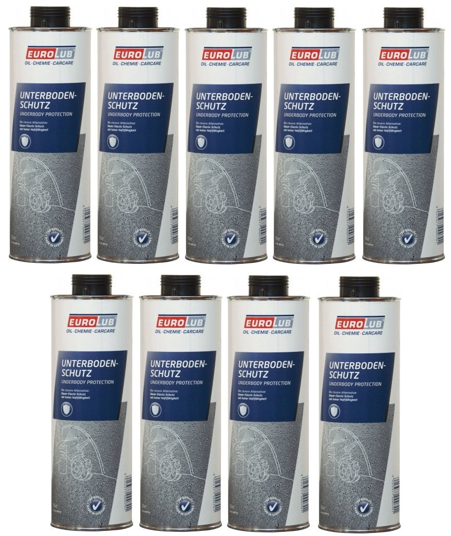 EUROLUB Unterbodenschutz 9x 1l = 9 Liter