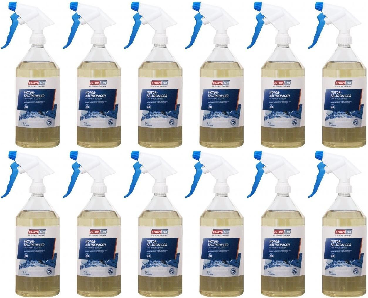 EUROLUB Motorkaltreiniger 12x 1l = 12 Liter