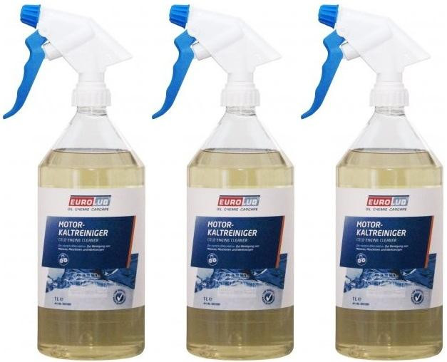 EUROLUB Motorkaltreiniger 3x 1l = 3 Liter