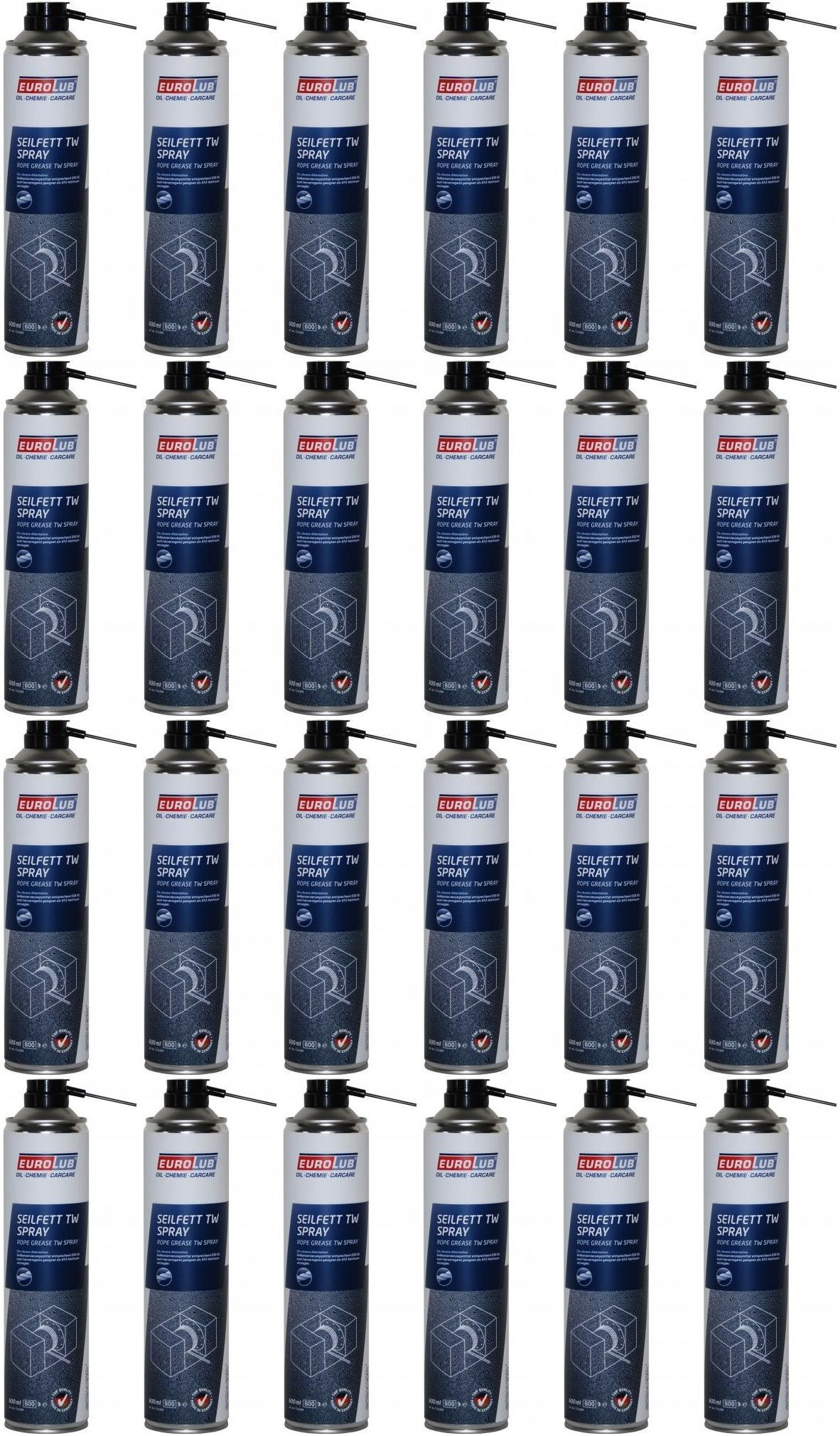 Eurolub Hohlraum-Versiegler Seilfett TW/ Spray 24x 600ml