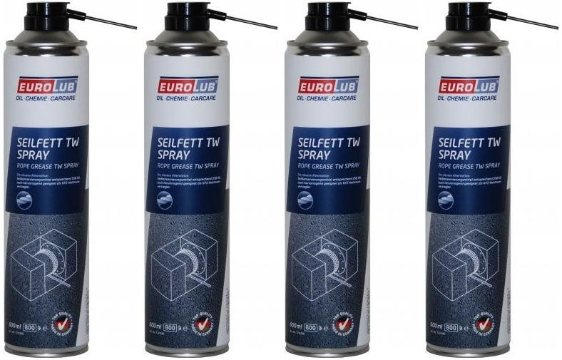 Eurolub Hohlraum-Versiegler Seilfett TW/ Spray 4x 600ml