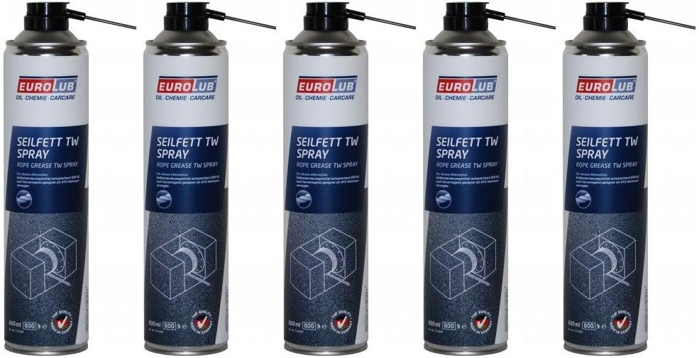 Eurolub Hohlraum-Versiegler Seilfett TW/ Spray 5x 600ml
