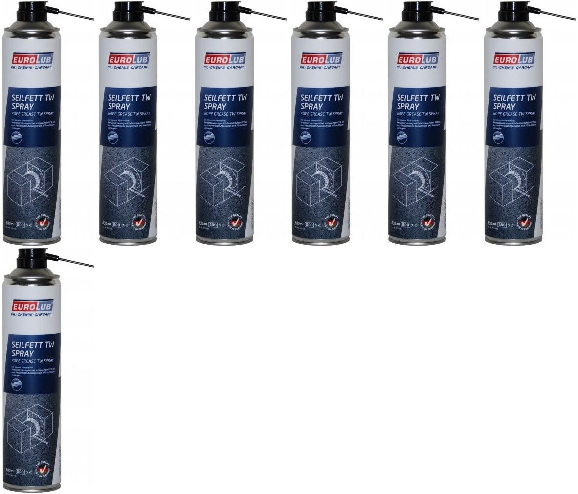 Eurolub Hohlraum-Versiegler Seilfett TW/ Spray 7x 600ml