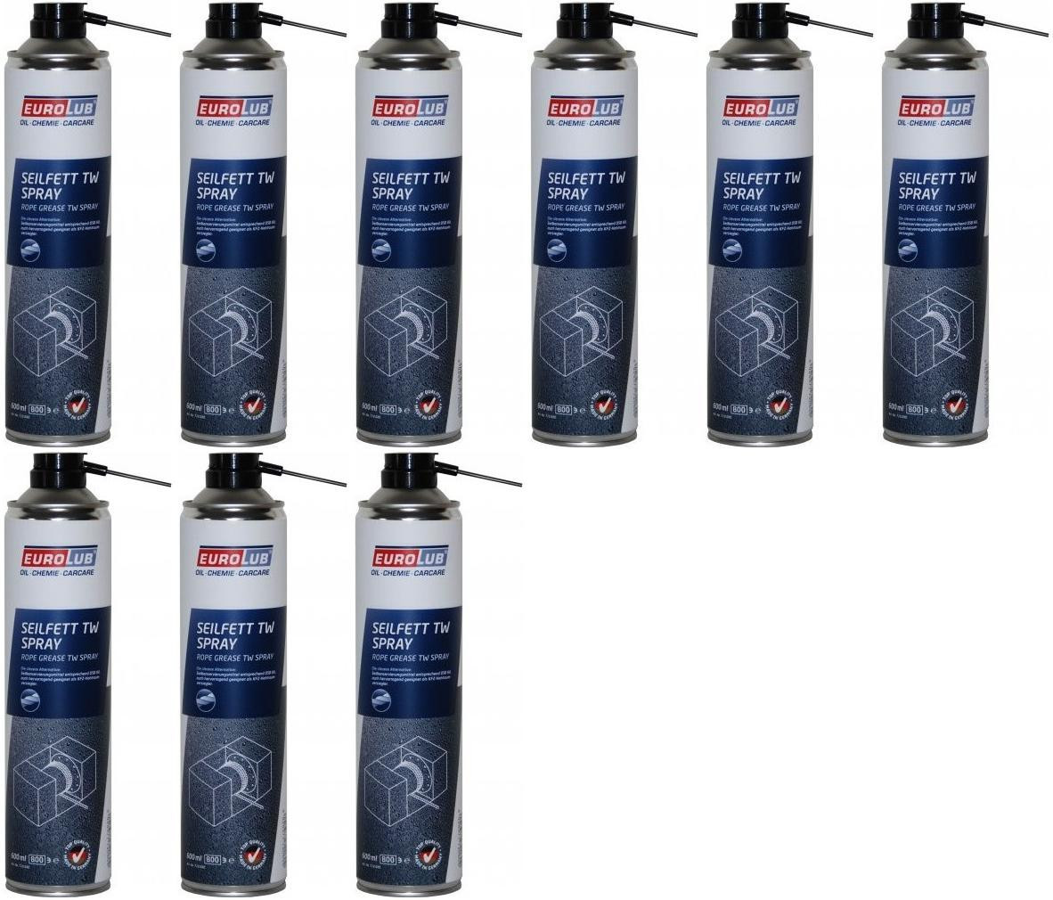 Eurolub Hohlraum-Versiegler Seilfett TW/ Spray 9x 600ml