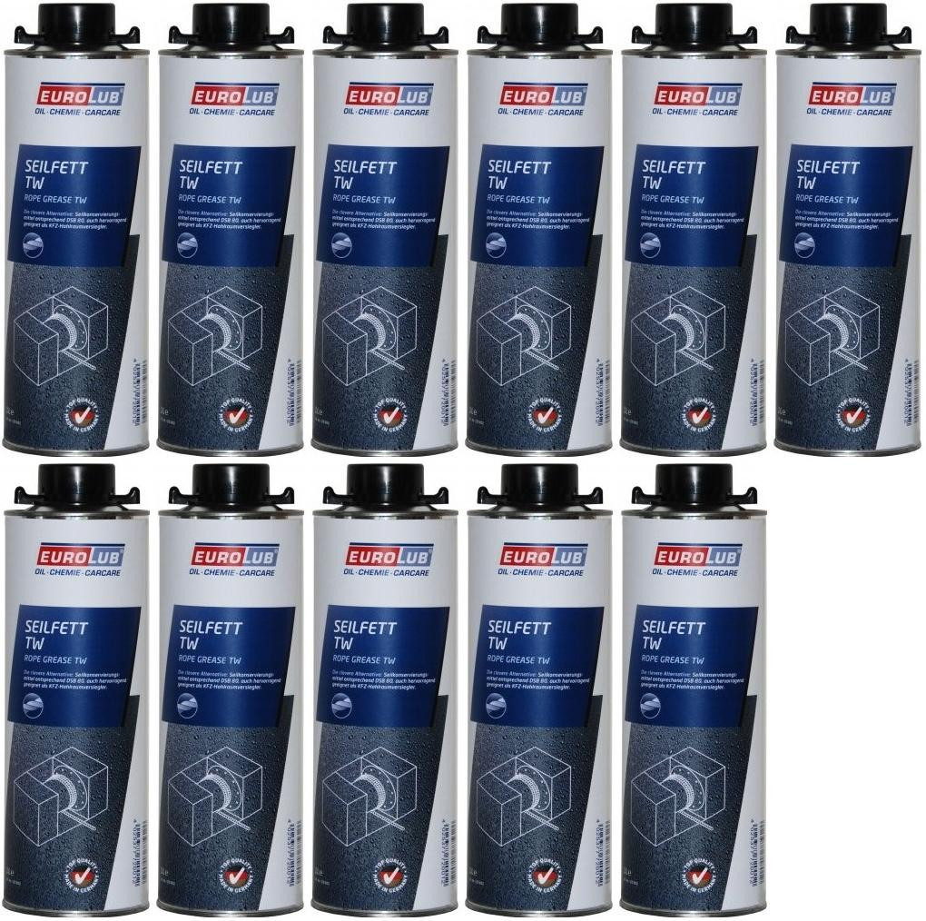 EUROLUB Hohlraum-Versiegler (Seilfett TW) 11x 1l = 11 Liter