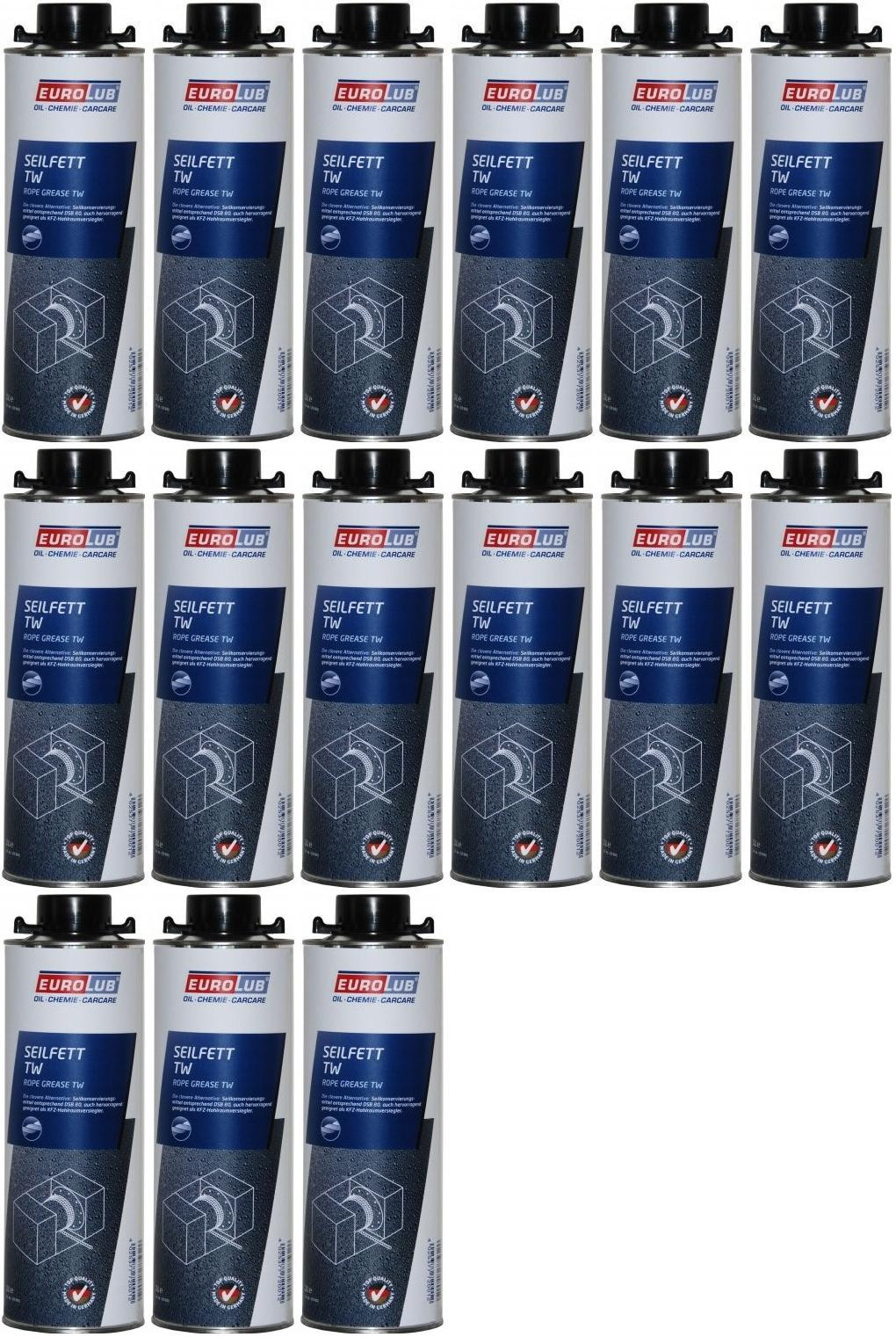 EUROLUB Hohlraum-Versiegler (Seilfett TW) 15x 1l = 15 Liter
