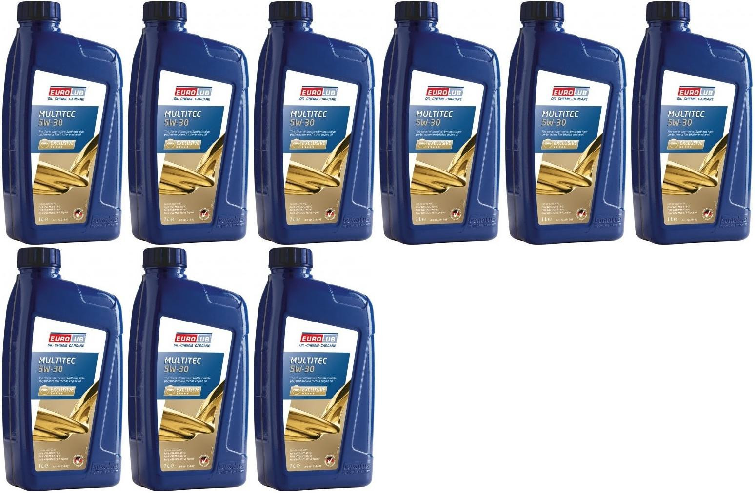 EUROLUB Multitec 5W-30 (Ford) Motoröl 9x 1l = 9 Liter