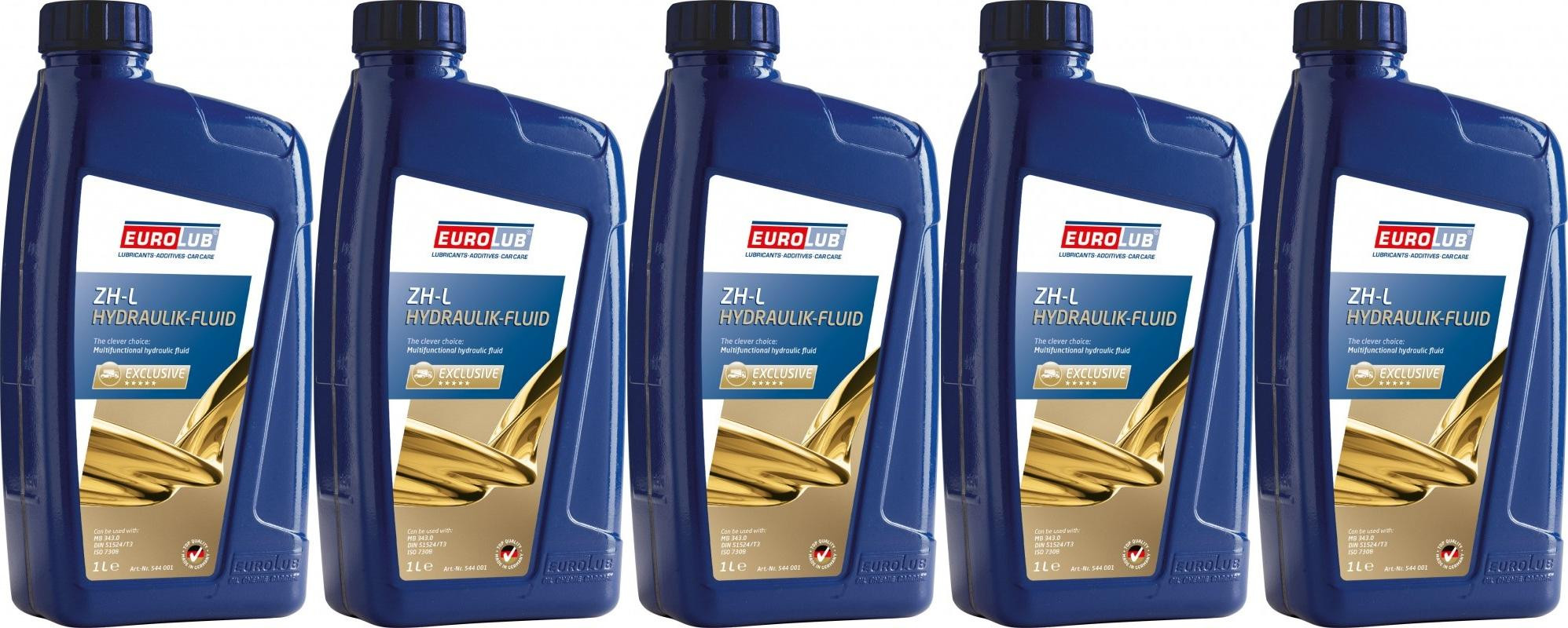 EUROLUB ZH-L Hydraulik-Fluid 5x 1l = 5 Liter