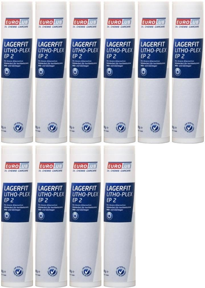 Eurolub Lagerfit Litho-Plex EP 2 10x 400 Gramm