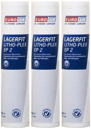 Eurolub Lagerfit Litho-Plex EP 2 3x 400 Gramm