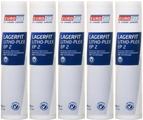 Eurolub Lagerfit Litho-Plex EP 2 5x 400 Gramm