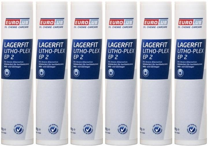 Eurolub Lagerfit Litho-Plex EP 2 6x 400 Gramm