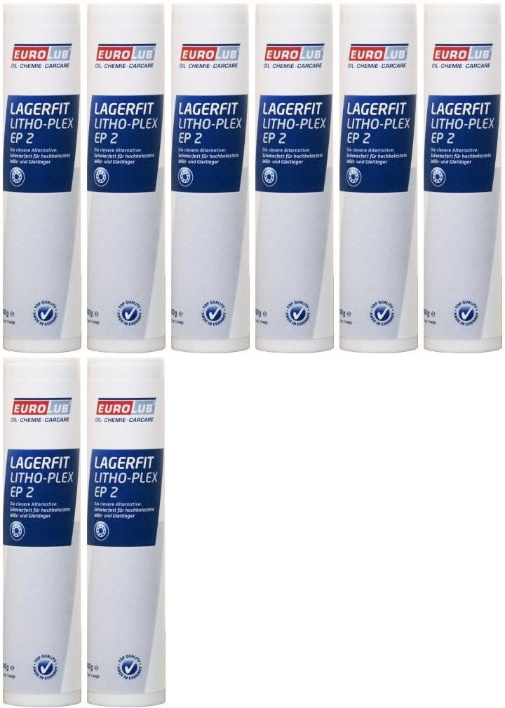 Eurolub Lagerfit Litho-Plex EP 2 8x 400 Gramm