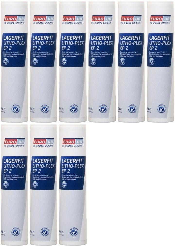 Eurolub Lagerfit Litho-Plex EP 2 9x 400 Gramm
