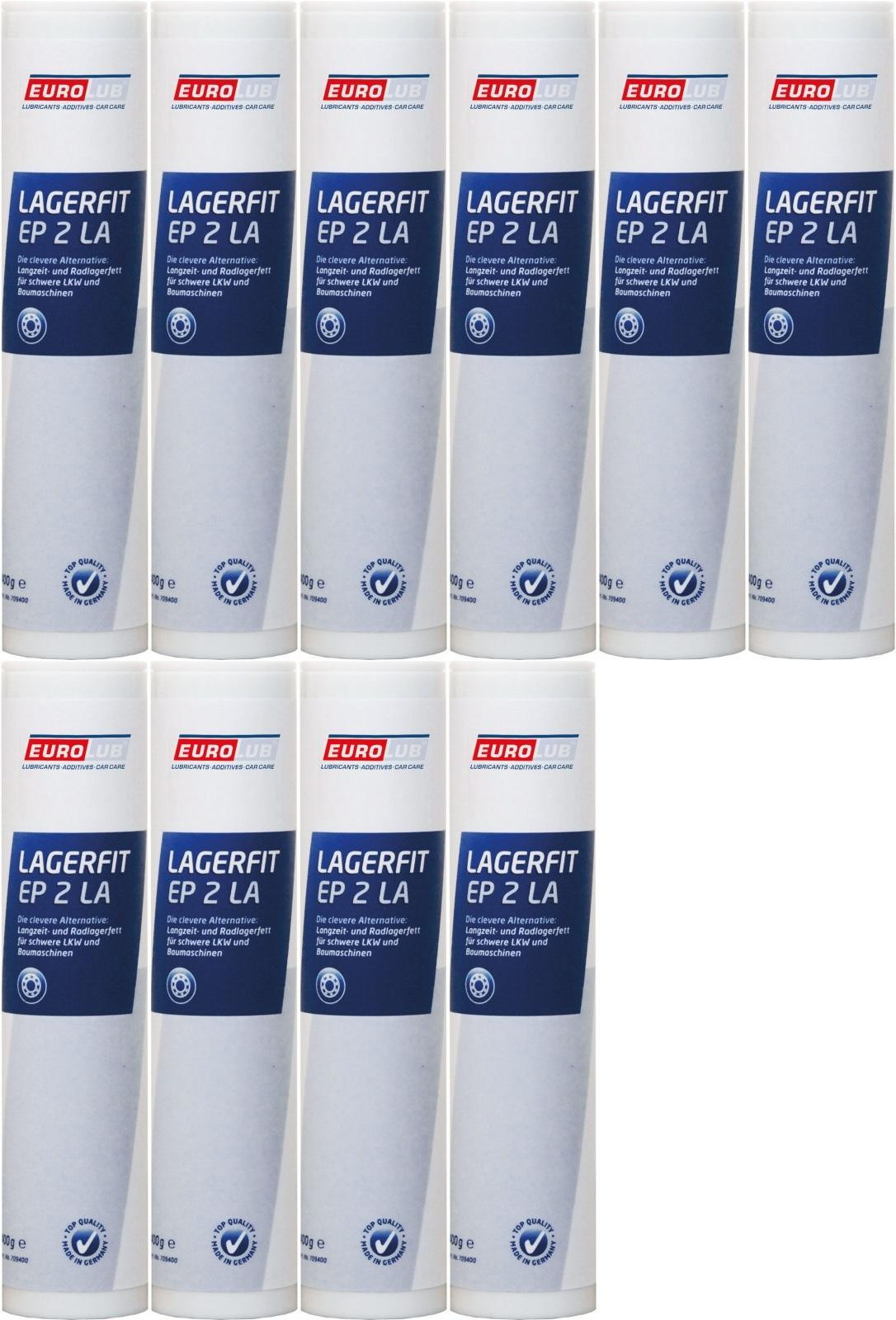 Eurolub LAGERFIT EP 2 LA 10x 400 Gramm