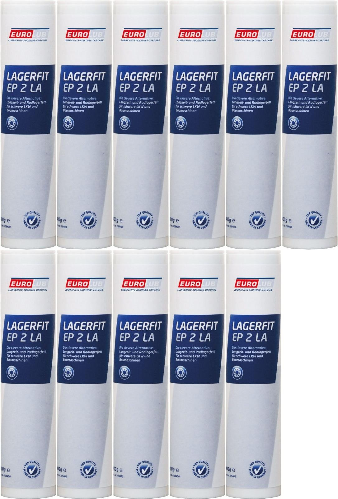 Eurolub LAGERFIT EP 2 LA 11x 400 Gramm