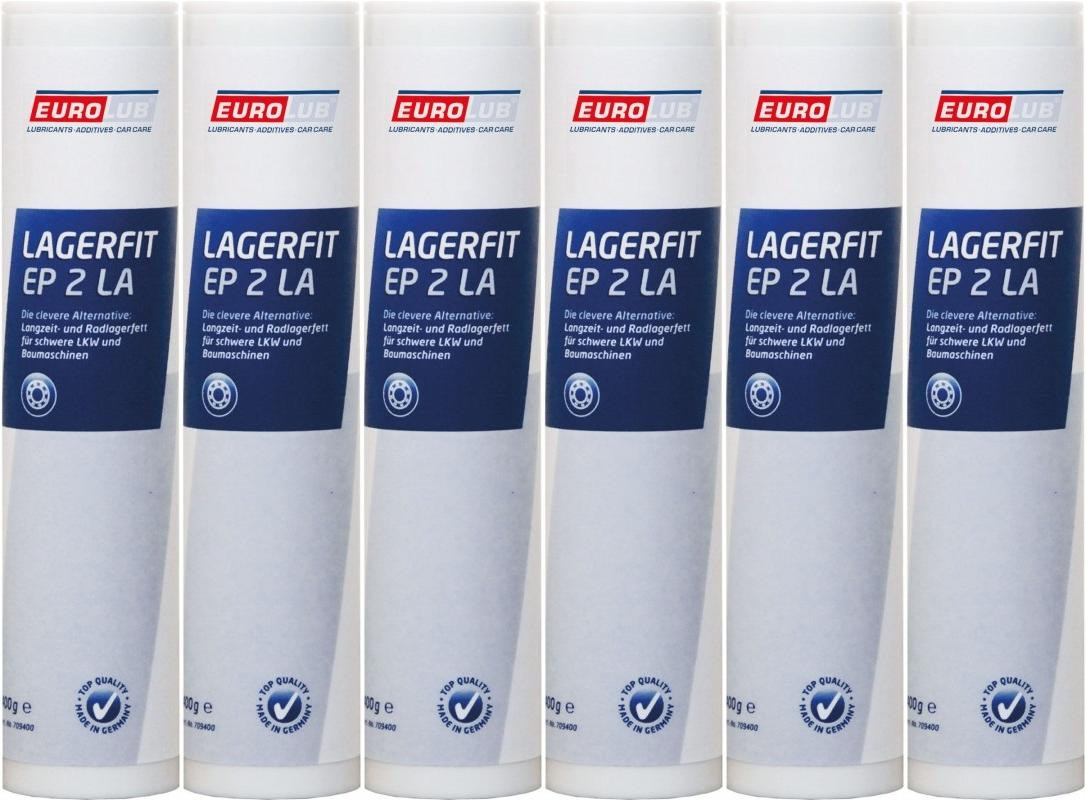 Eurolub LAGERFIT EP 2 LA 6x 400 Gramm