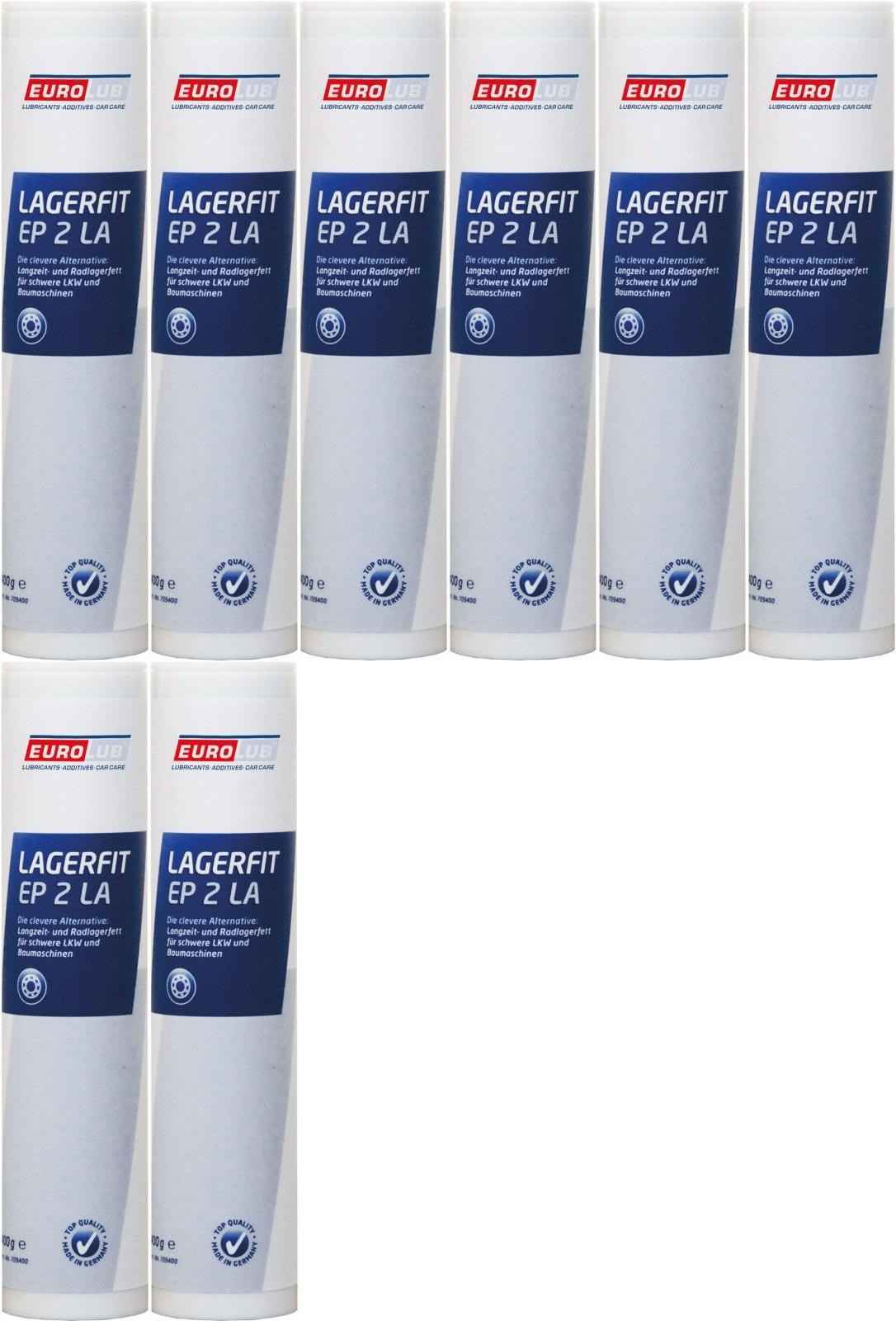 Eurolub LAGERFIT EP 2 LA 8x 400 Gramm