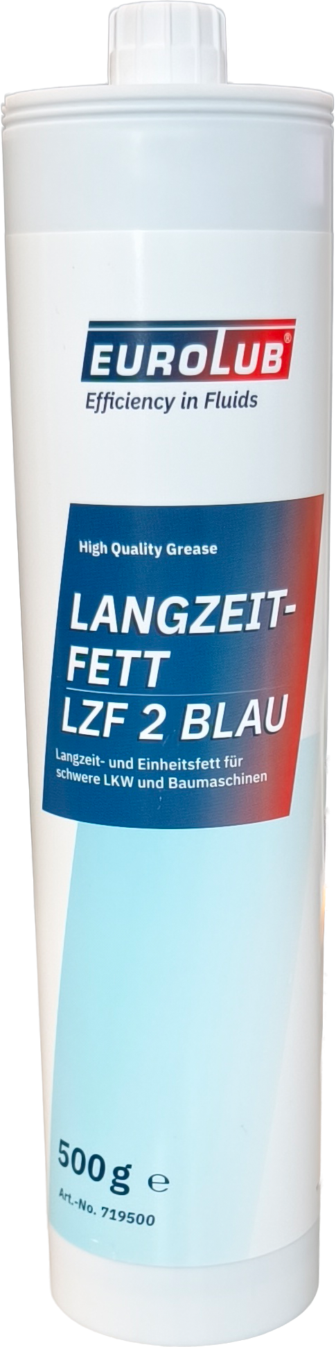 Eurolub Langzeitfett LZF 2 BLAU 500g Fett Kartusche