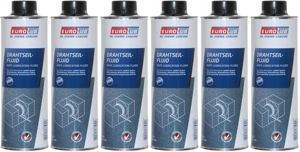 EUROLUB Drahtseil-Fluid 6x 1l = 6 Liter