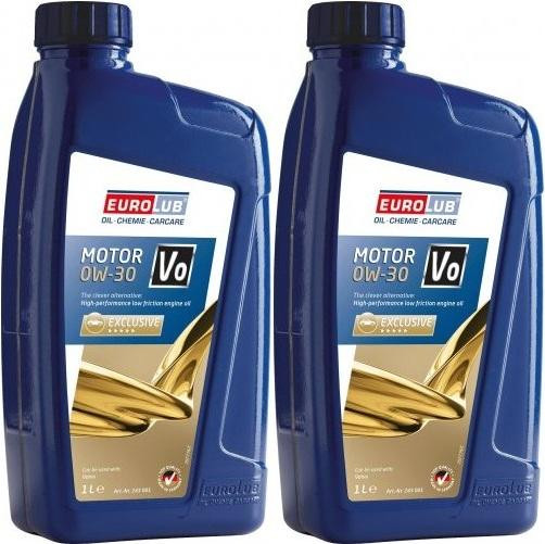 EUROLUB Motor VO SAE 0W-30 ACEA A5/B5, Volvo Motoröl 2x 1l = 2 Liter