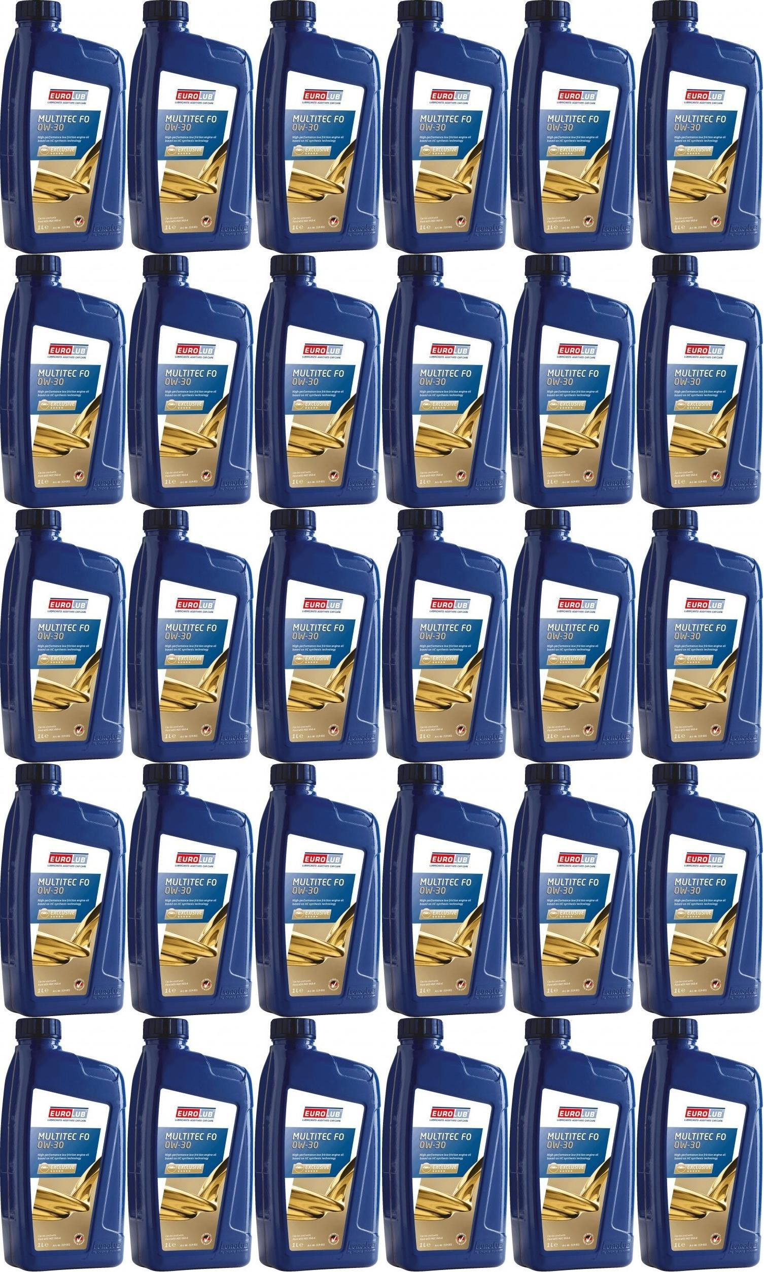 EUROLUB MULTITEC FO SAE 0W-30 Motoröl 30x 1l = 30 Liter