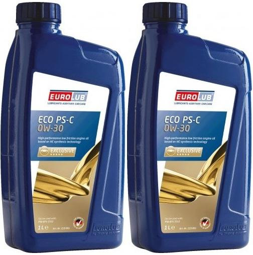 EUROLUB ECO PS-C SAE 0W-30 Motoröl 2x 1l = 2 Liter