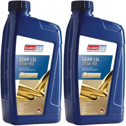 EUROLUB GEAR LSL SAE 75W-90 Getriebeöl 2x 1l = 2 Liter
