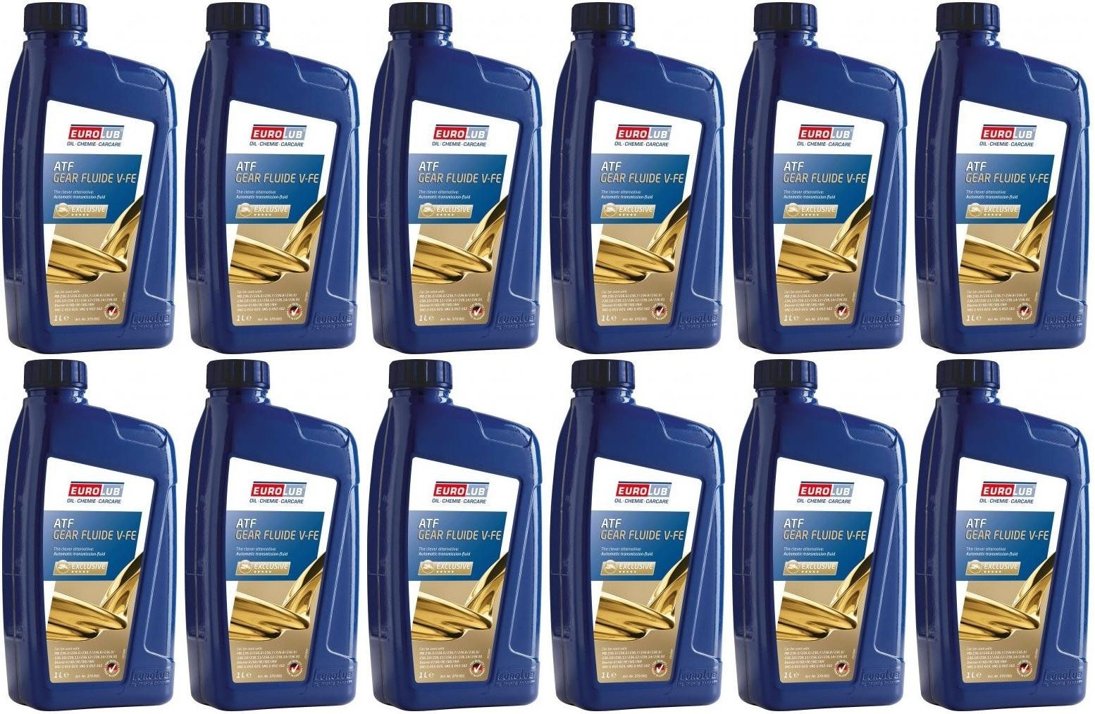 EUROLUB Getriebeöl GEAR FLUIDE V-FE 12x 1l = 12 Liter