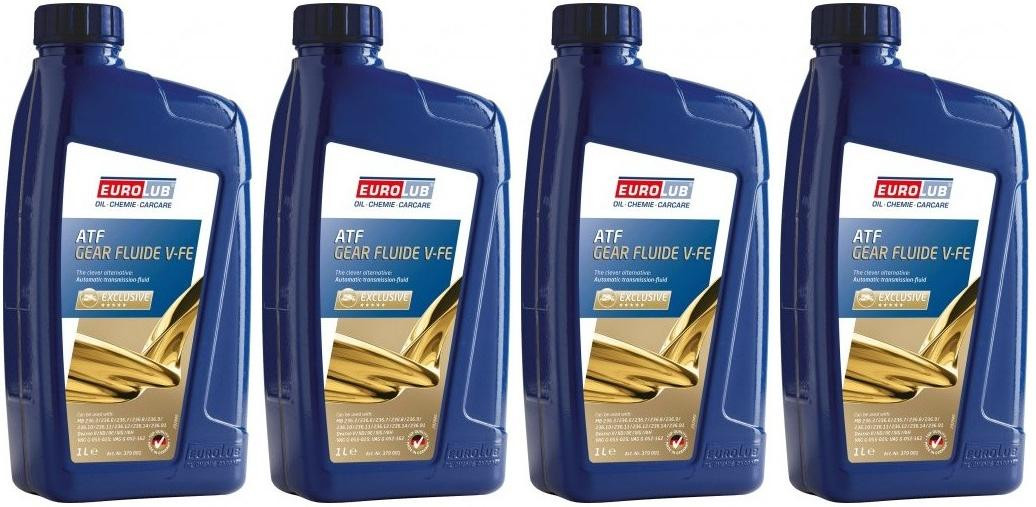 EUROLUB Getriebeöl GEAR FLUIDE V-FE 4x 1l = 4 Liter