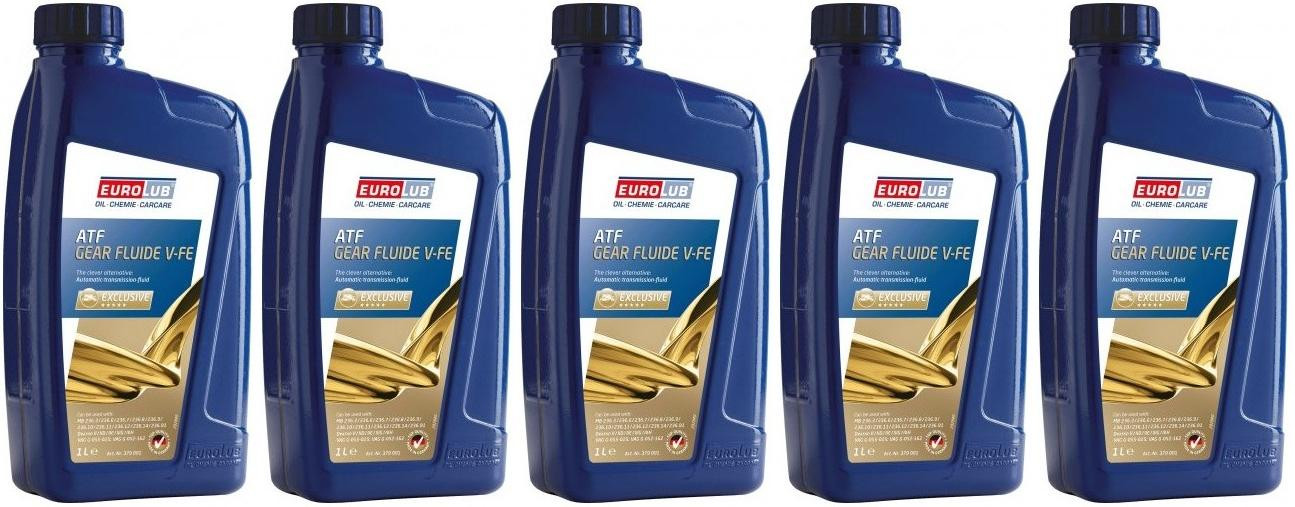 EUROLUB Getriebeöl GEAR FLUIDE V-FE 5x 1l = 5 Liter