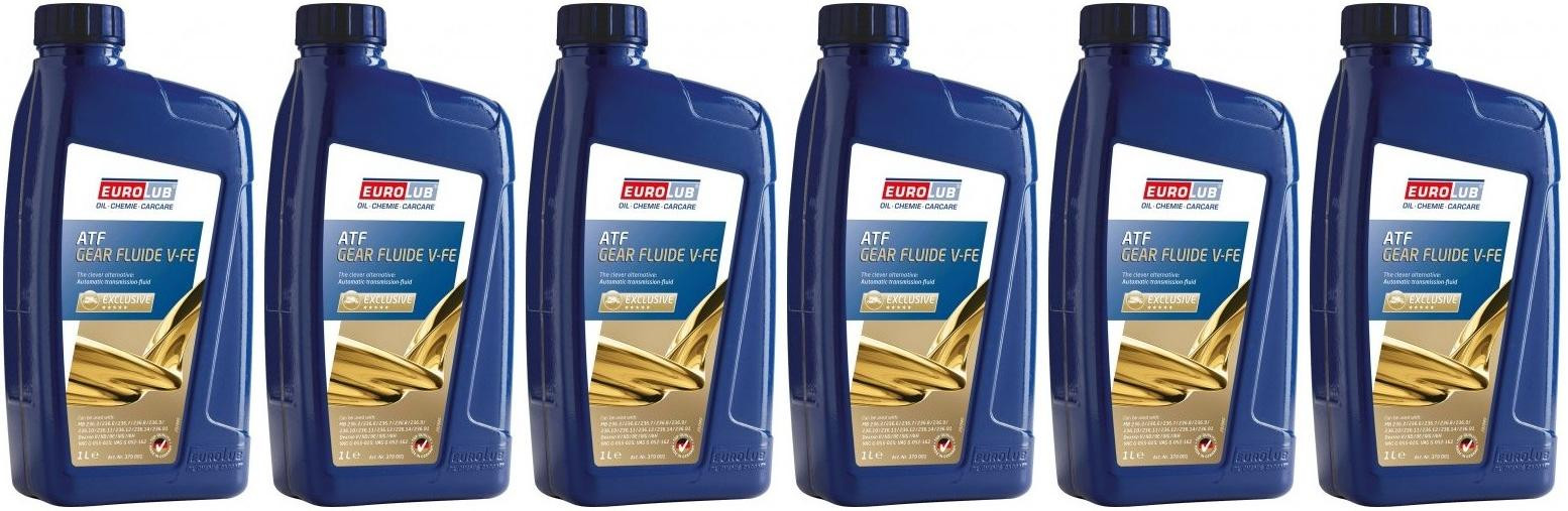EUROLUB Getriebeöl GEAR FLUIDE V-FE 6x 1l = 6 Liter