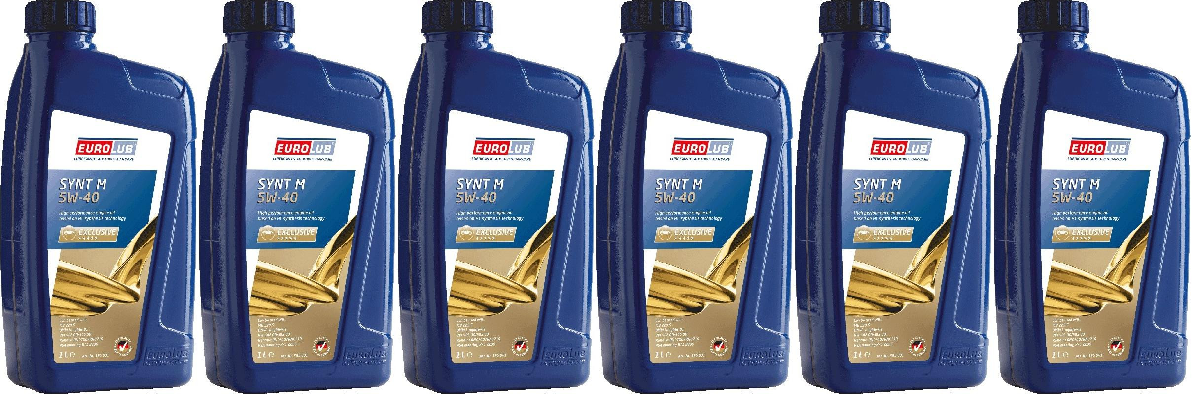 EUROLUB SYNT M 5W/40 6x 1l = 6 Liter
