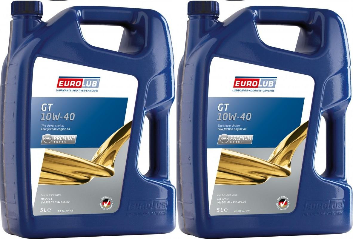 Eurolub GT 10W-40 Diesel & Benziner Motoröl 2x 5 = 10 Liter