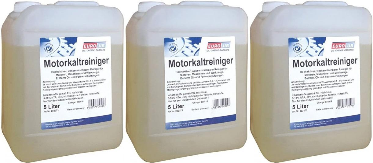 Eurolub Motorkaltreiniger 3x 5 = 15 Liter