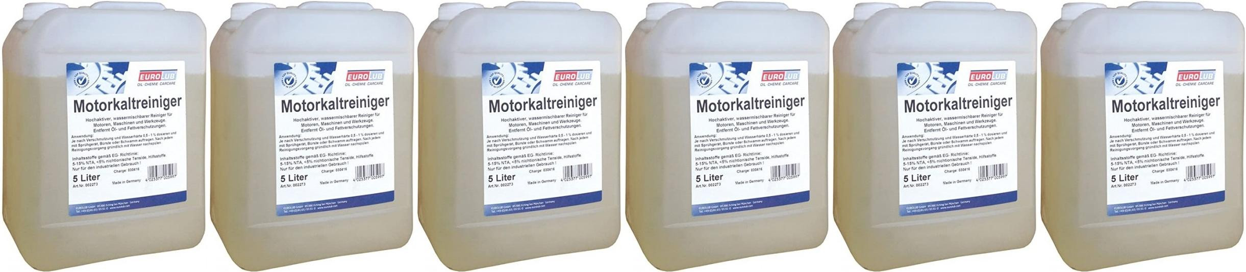 Eurolub Motorkaltreiniger 6x 5 = 30 Liter