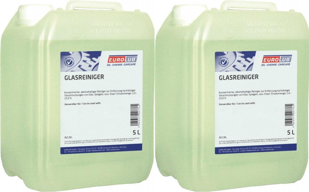 Eurolub Glasreiniger 2x 5 = 10 Liter