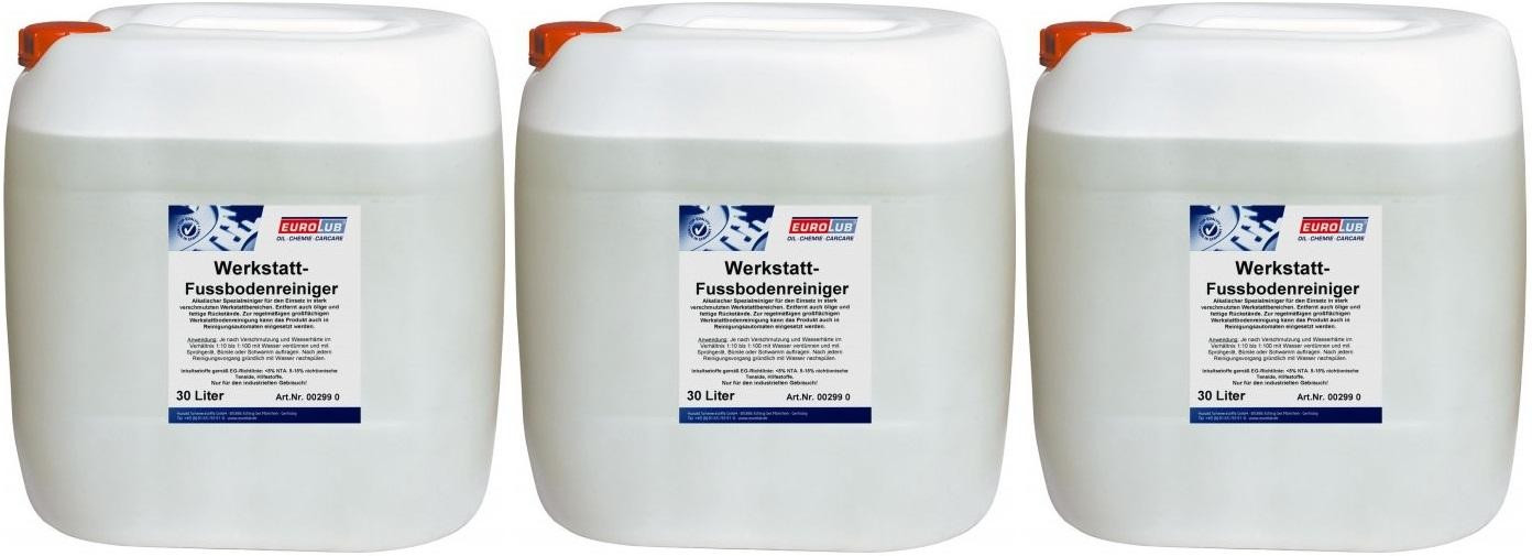 Eurolub Werkstatt Fußbodenreiniger 3x 5 = 15 Liter
