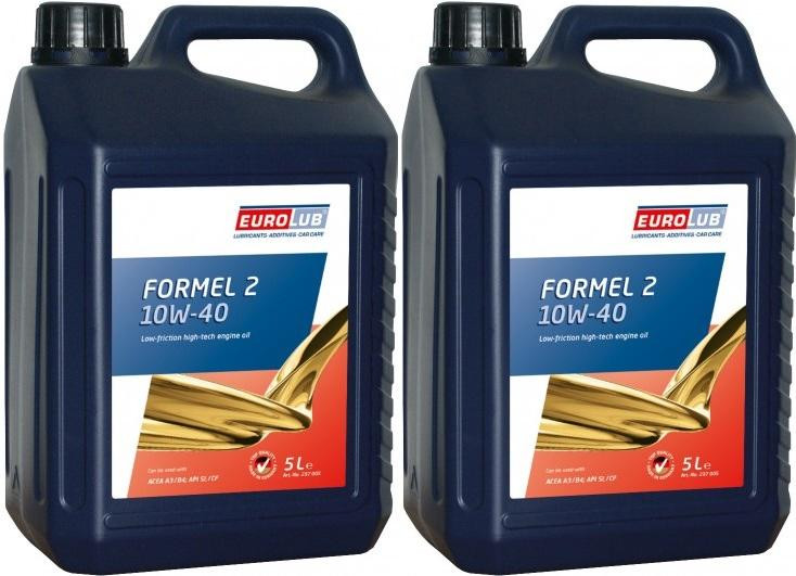 Eurolub Formel2 10W-40 Diesel & Benziner Motoröl 2x 5 = 10 Liter