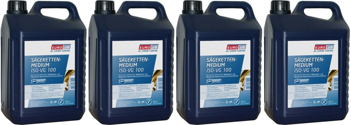 Eurolub Sägekettenmedium 4x 5 = 20 Liter