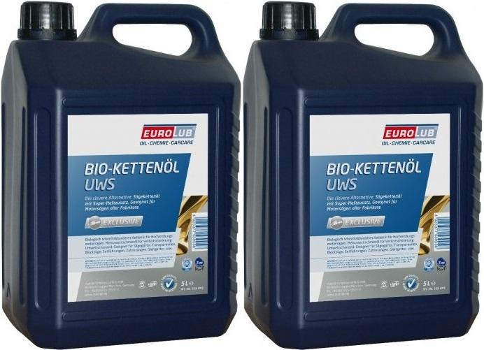 Eurolub BIO-Kettenöl UWS 2x 5 = 10 Liter